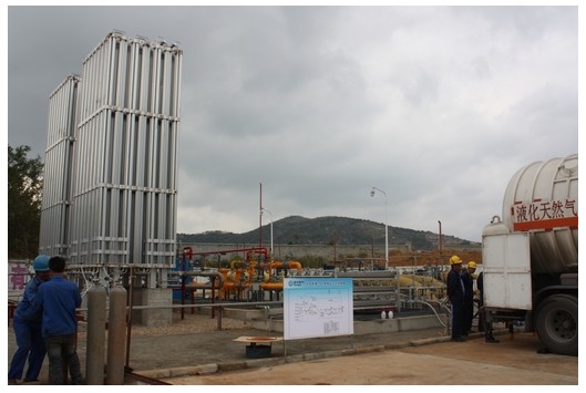 我市首座LNG釋放站建成，燃?xì)獗９┠芰⒂兴嵘?>                            <div   id="asogwkw"   class="con">
                                <span id="asogwkw"    class="title">我市首座LNG釋放站建成，燃?xì)獗９┠芰⒂兴嵘?/span>
                                <p class="des">
	10月30日，我市首座液化天然氣（LNG）釋放站在北部新城高中壓站內(nèi)建成并投入運(yùn)行，現(xiàn)每天的正常補(bǔ)充量達(dá)到3萬(wàn)方。該站設(shè)計(jì)氣化能力3000方/小時(shí)，如連續(xù)氣化可以增加供應(yīng)量8萬(wàn)方/日，將提升我市燃?xì)獗９┠芰Α?


	 


	我市由于處于川氣東送供氣范圍，受上游供氣不足等因素影響，氣源一直較為緊張。隨著天然氣市場(chǎng)的快速發(fā)展，客戶(hù)量不斷增加，特別是工業(yè)客戶(hù)的增加和增產(chǎn)，用...</p>
                            </div>
                            <div   id="asogwkw"   class="time">
                                <span id="asogwkw"    class="day">27</span>
                                <span id="asogwkw"    class="year-month">2013-11</span>
                            </div>
                        </a>
                    </li>
                                    </ul>
                <div   id="asogwkw"   class="pagination">
                <a href=?pid=2&page=1 title=第1頁(yè)>1</a><a>...</a><a href=?pid=2&page=119 title=第119頁(yè)>119</a><a href=?pid=2&page=120 title=第120頁(yè)>120</a><a title=第121頁(yè) class=